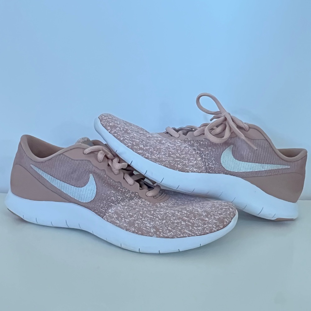 Nike Flex Contact Women’s Pink Running Shoes Size 8.5